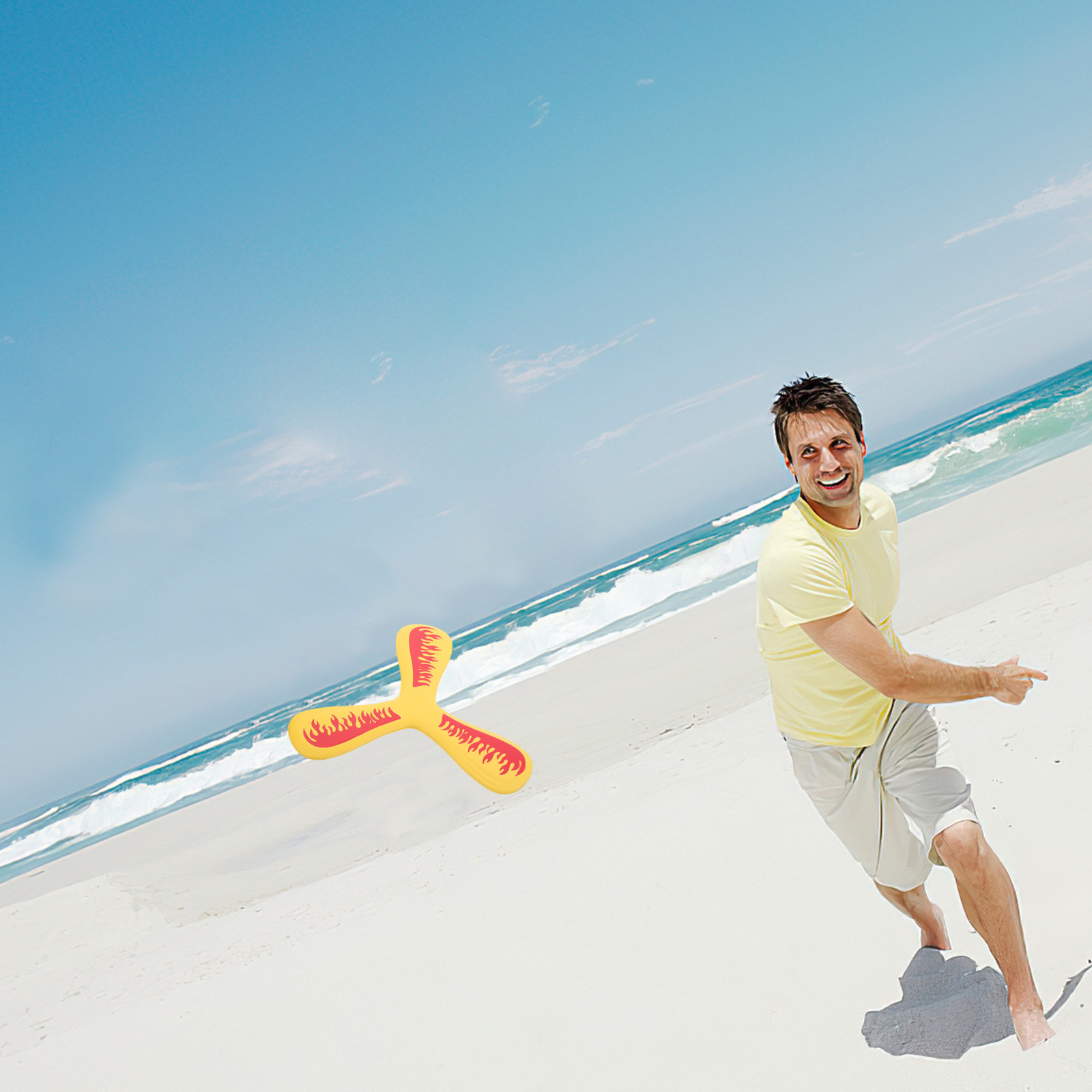 Outdoor Adventure Boys - Çocuklar için Bumerang Fırlatma Açık Hava