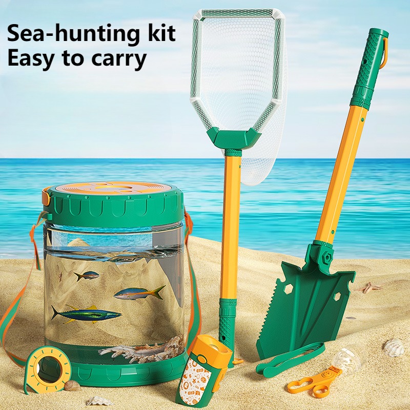 Outdoor Adventure For Kids - Deniz seti çocuk oyuncakları yakalamak plaj