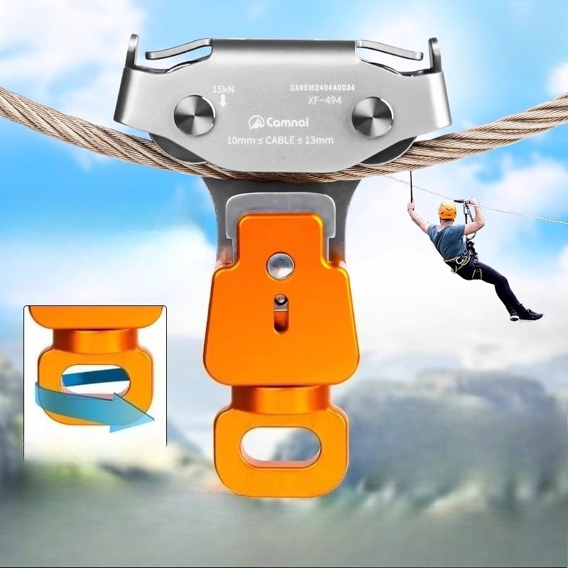 Outdoor Adventure Zipline - Açık Hava Çelik Halatlı Zipline Makarası,