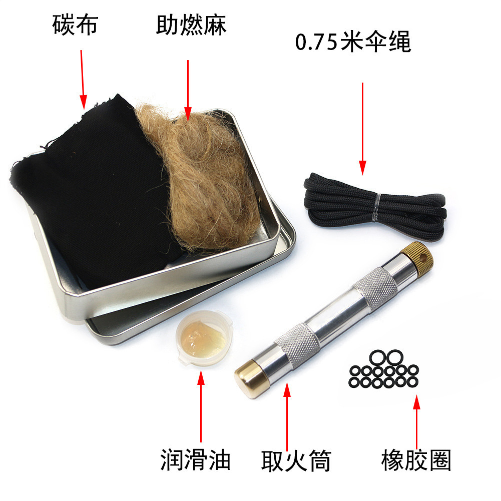 Fire Piston Starter - Açık Hava Kampı Pistonlu Ateş Başlatıcı